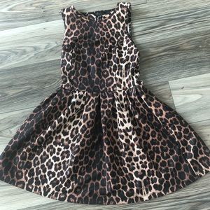 Cute Top Shop leopard skater dress.